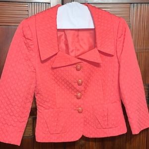 Pink Tahari Suit with pockets